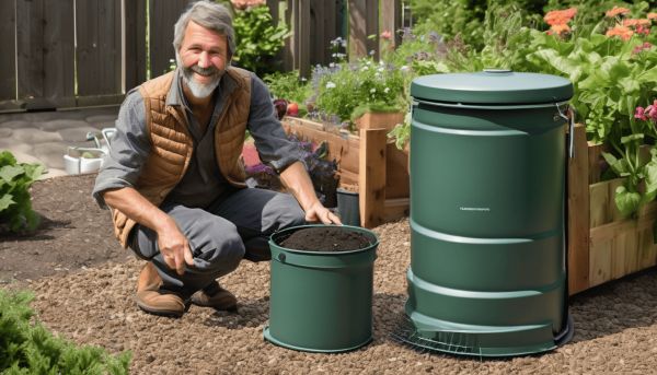 Fabriquez un composteur rotatif efficace pour votre jardin
