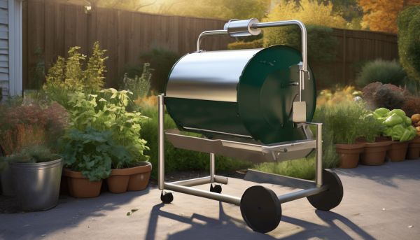 Optimiser la taille de votre composteur rotatif pour un jardin efficace