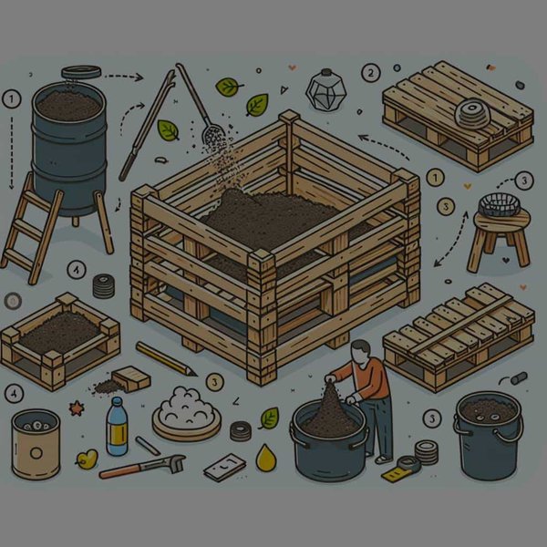 Quelles étapes pour fabriquer un composteur DIY à partir de palettes recyclées ?